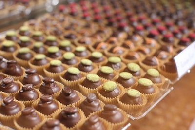 Chocolates handmade on site