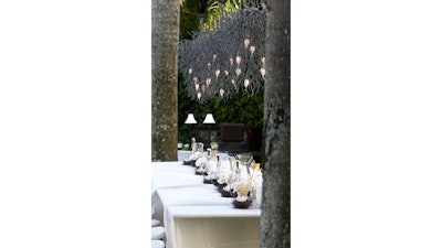 Italian Style Entertaining, Private Estate Tahiti Beach, 150 Guests