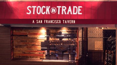 Stock in Trade features an American tavern-style menu with appetizers and share plates as well as entrees.