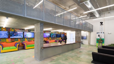 View of Main Gallery and Mezzanine.