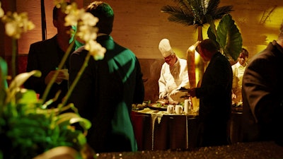 Glamorous Corporate Food Stations Party, 600 Guests @ the Dupont Building