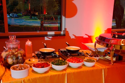 Live Pasta Bar at a Recent Bat Mitzvah