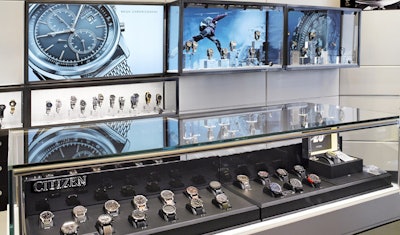 Citizen Watch Store NYC – Men’s watch displays