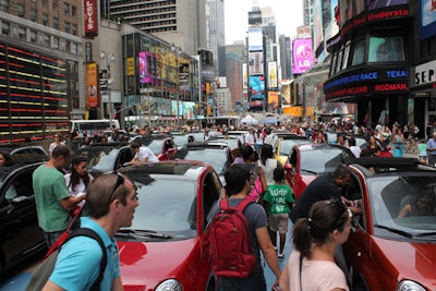 Fiat's Drive-In Cinema Event