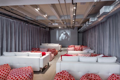 Tui Pranich, whose firm Tui Lifestyle specializes in design of luxury condominiums, designed the 1,000-square-foot screening room.