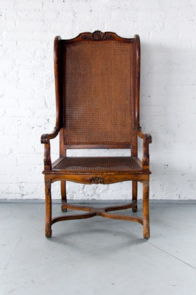 Thatcher chair, $150 per day, available nationwide from Patina