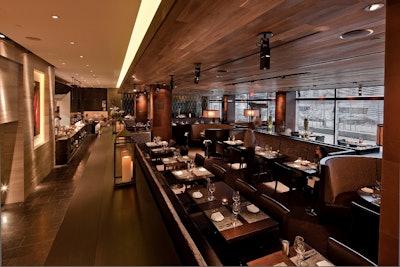 e11even Restaurant –located in the heart of the sports and entertainment district, with a modern, sophisticated menu and décor