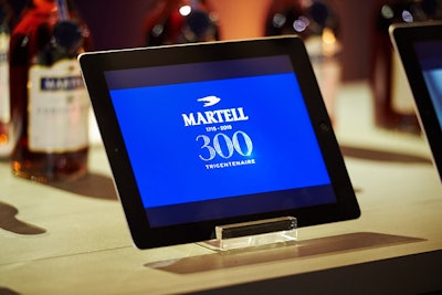 At another activation, guests could learn more about Martell at a blending workshop that featured a row of iPads—as well as the cellar master.