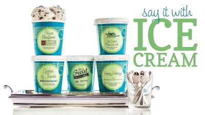 Personalized ice cream gifts make a message deliciously memorable.