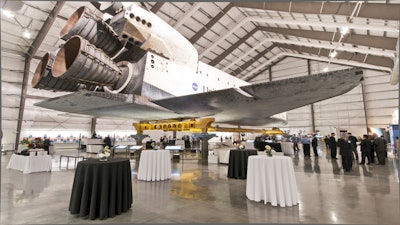 Samuel Oschin Space Shuttle Endeavour Display Pavilion SPACEHAB Exhibit