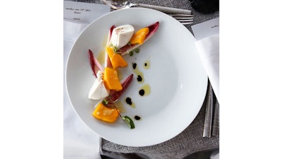 Mango Caprese with Burrata