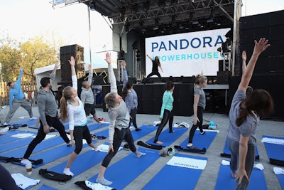 Pandora employees volunteered with the Ally Coalition last month at the Los Angeles LGBT Center.