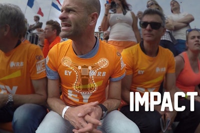 In late June, Wearable Experiments unveiled its Netherlands Fan Jersey for fans of the Dutch Ladies Sevens rugby team. The shirt is embedded with haptic feedback motors that transmit the emotion and action of the game in real time to the person wearing it. Using Bluetooth low energy, the shirt can transmit feelings of impact, heartbeat, exhaustion, adrenaline, and excitement.