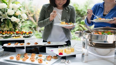 Delight guests with exclusive gourmet catering. Photo by Todd Porter and Diane Cu.