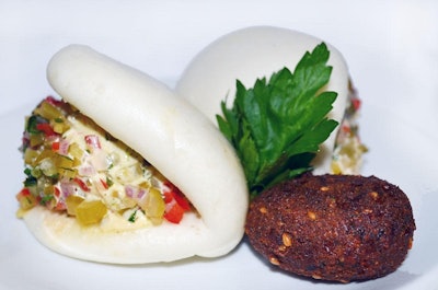 Mezetto's signature falafel buns