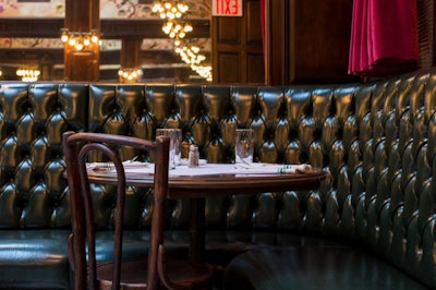 Leather Banquettes