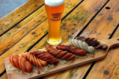 Sausage Platter Plating