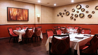 Spice Affair Private Dining Room_Several Table Set Up