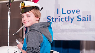 Instant social media photos and tradeshow photography for Strictly Sail Chicago at Navy Pier.