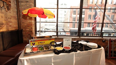 Add our hot dog cart for Chicago's style dogs