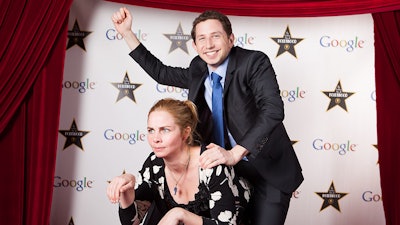 Corporate step and repeat photography for Google Chicago's 2013 Holiday Party.