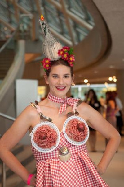 Breast cancer survivors who attend the Eat to the Beat fund-raiser in Toronto are encouraged to create food-inspired corsets to wear to the event. The culinary fund-raiser, which benefits Willow Breast & Hereditary Cancer Support, features a lineup of 60 female chefs. This year’s edition will take place at Roy Thomson Hall on October 27.