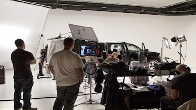 Automotive Commercial Shoot produced by Resolution on their main stage