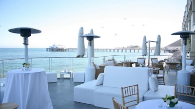 Reception Event with an Ocean Front View.