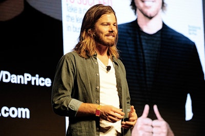 Entrepreneur Dan Price spoke as part of the TED conference-style learning program.