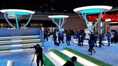 LED Tradebooth for Intel CES 15