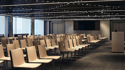 Theater-style seating for up to 245 in the Empire Suite