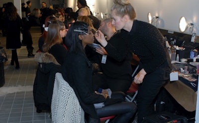 POP14 - an #AESNYC venue - #NYFW Hair and Makeup Station