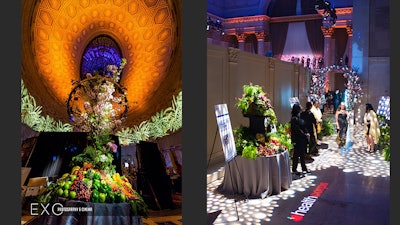 Grand Fruit Display at HealthCorps Galas 2013 & 2015