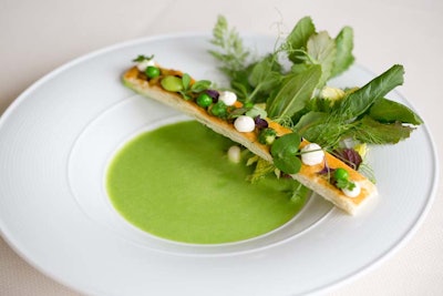 A wonderful soup created by The Catered Affair