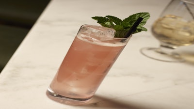 Gin Rhubarb Mule