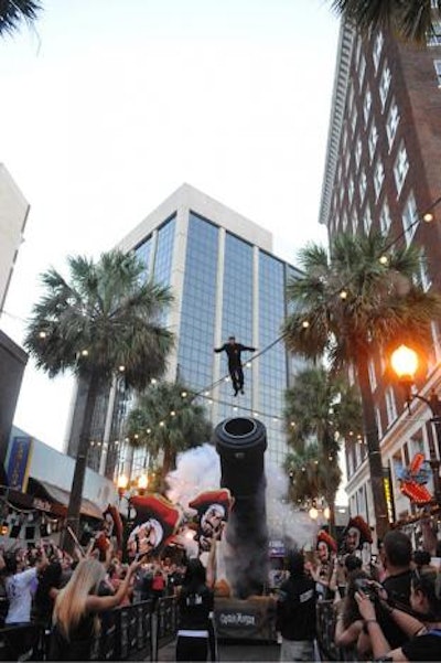 Captain Morgan Cannon Blast Bar Crawl