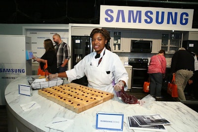 The brand's appliances were also on display at a separate hands-on Grand Tasting station.