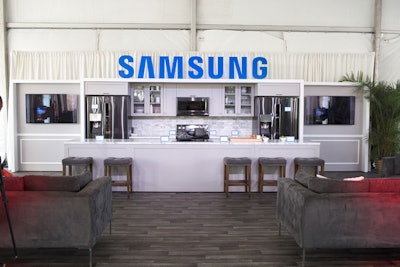 The centerpiece of the brand’s activation at the festival was the Samsung Lounge, an immersive space located at Pier 92. There, attendees enjoyed snacks and one-on-one chef demos, as well as learned about Samsung's new products.