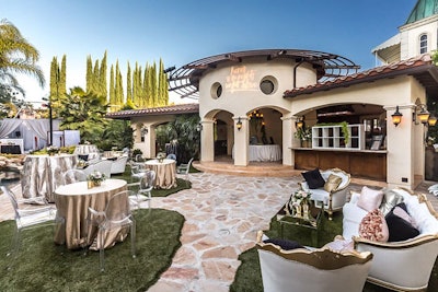 Los Angeles-based Sterling Engagements hosted its 10th anniversary party on September 12, inviting former, current, and prospective clients to the private residence of client, and Lakers player, Jordan Farmar. 'We tried to keep it intimate while still incorporating all those [clients] that were near and dear to us along our journey of the first 10 years,' said Alexandra Rembrac, the company's principal and creative director.