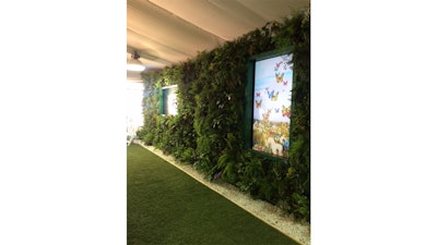 A Unique Installation of Touch Screens in a Living Wall for Kaiser