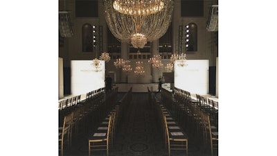 583 Park Ave Fashion Show Lighting