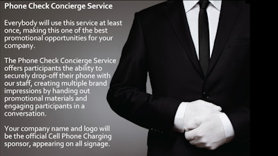 Cell Phone Concierge Service Example Offering
