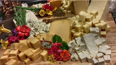 Gourmet Cheese Platter Display