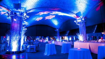 Guastavino's Holiday Party Lighting with Gobos