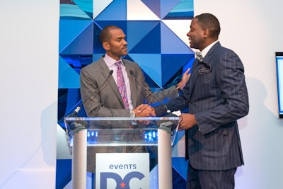 Each inductee was welcomed to the stage during the ceremony. Greg O’Dell, president and C.E.O. of Events DC, introduced André Wells.