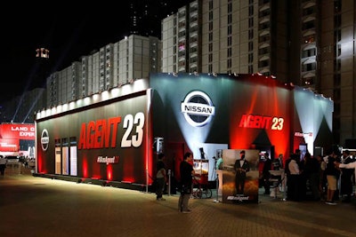 To attract auto show guests, Nissan played some of the trailers on screens outside the studio. Rust said they dubbed the main character of the movie “Agent 23” in a nod to Nissan’s heritage: in Japanese, 'ni' means two and 'san' means three.