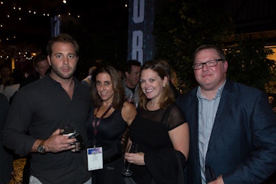 Attendees celebrated at the post-show party with cocktails and hors d'oeuvres at URBO.