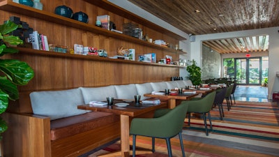 A home style living room vibe at KLIMA Restaurant and Bar