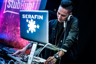 DJ Serafin spun tunes at the event.