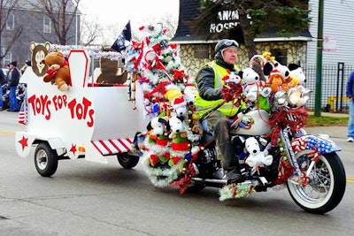 9. Chicagoland Toys for Tots Motorcycle Parade